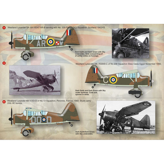 Print Scale 48-083 Decal Westland Lysander Scale 1:48 for Aircraft Plastic model kit