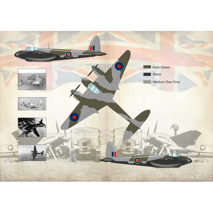 Print Scale 48-086 Decal De Havilland Mosquito Part-2 Scale 1:48 for Aircraft Plastic model kit
