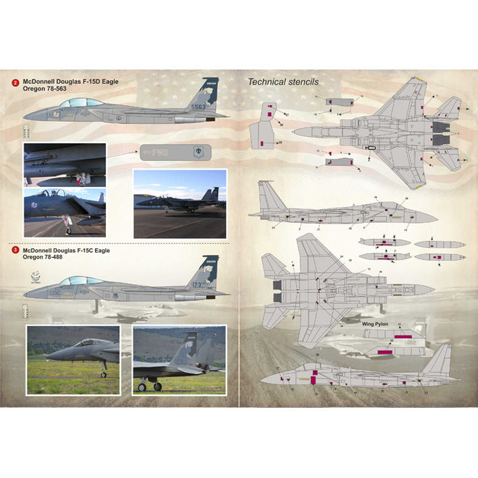 Print Scale 48-087 Decal McDonnell Douglas F-15 Eagle Scale 1:48 for Aircraft Plastic model kit