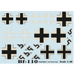 Print Scale 48-102 Decal 1:48 Messershmit Me-110 Part 2 The complete set 1,5 leaf