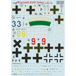 Print Scale 48-103 Decal 1:48 BF 109 K Kurfurst Part 1 The complete set 1.5 leaf