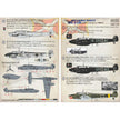 Print Scale 48-105 Decal 1:48 Messershmit Me-110 Part 2 The complete set 1,5 leaf