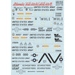 Print Scale 48-107 Decal Sikorsky UH-60A/MH-60G Part 2 Scale 1:48 for Helicopter Plastic model kit