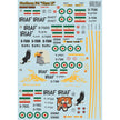 Print Scale 48-113 Decal Northrop F5 Tiger II Iranian Tigers Part 1 Scale 1:48 for Aircraft Plastic model kit