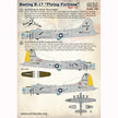Print Scale 48-116 Decal Boeing B-17 Flying Fortress Part 2 Scale 1:48 for Aircraft Plastic model kit