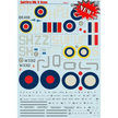 Print Scale 48-122 Decal Malta Spitfire MkV Aces Part 1 Scale 1:48 for Aircraft Plastic model kit