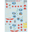 Print Scale 48-161 Decal Mikoyan-Gurevich MiG-23 Part 1 Scale 1:48 for Aircraft Plastic model kit