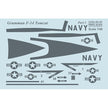 Print Scale 48-163 Decal Grumman F-14 Tomcat Part 1 The complete set 1.5 leaf Scale 1:48