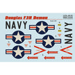 Print Scale 48-181 Decal Douglas F3F Demon Part 1 The complete set 2 leaf Scale 1:48 for Aircraft Plastic model kit