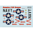 Print Scale 48-182 Decal Douglas F3F Demon Part 2 The complete set 2 leaf Scale 1:48 for Aircraft Plastic model kit