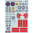 Print Scale 48-183 Decal De Havilland D.H.82b Queen Bee Scale 1:48 for Aircraft Plastic model kit