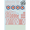 Print Scale 48-188 Decal De Havilland Sea Vixen The complete set 2 leaf Scale 1:48 for Aircraft Plastic model kit
