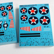 Print Scale 48-191 Decal SBD Dauntless and A-24 Banshee in combat Part 1 Scale 1:48 for Aircraft Plastic model kit