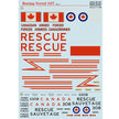 Print Scale 48-194 Decal Boeing-Vertol 107 Part 1 Scale 1:48 for Helicopter Plastic model kit