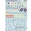Print Scale 48-204 Decal UH-1 in Viet Nam War Part 1 Scale 1:48 for Helicopter Plastic model kit