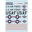 Print Scale 48-221 Decal F-100 Super Sabre technical stencils 2 leaf Scale 1:48 for Aircraft Plastic model kit