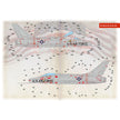 Print Scale 48-221 Decal F-100 Super Sabre technical stencils 2 leaf Scale 1:48 for Aircraft Plastic model kit