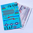 Print Scale 48-231 Decal Lockheed F-80 Shooting Star, Part 1 Scale 1:48 for Aircraft Plastic model kit