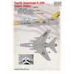 Print Scale 48-238 Decal North American F-100 Super Sabre, Part 2 Scale 1:48 for Aircraft Plastic model kit