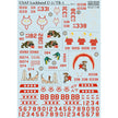 Print Scale 48-246 Decal USAF Lockheed U2/TR-1 Part 1 Scale 1:48 for Aircraft Plastic model kit