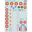 Print Scale 48-249 Decal Dewoitine D.520 Part 1 Scale 1:48 for Aircraft Plastic model kit