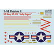 Print Scale 48-300 Decal 1:48 F-4B Phantom II US NAVY VF-84 