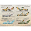 Print Scale 72-008 Decal Mig-17 Fresco Scale 1:72 for Aircraft Plastic model kit