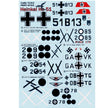Print Scale 72-012 Decal Heinkel He-51 Scale 1:72 for Aircraft Plastic model kit