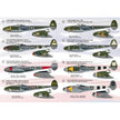 Print Scale 72-016 Decal P-38 Lightning Scale 1:72 for Aircraft Plastic model kit