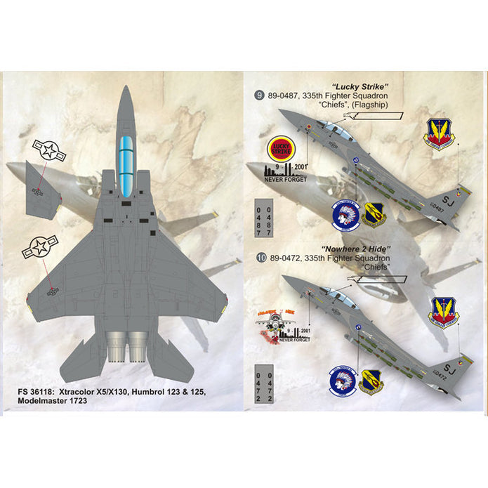 Print Scale 72-030 Decal F-15E EAGLES Scale 1:72 for Aircraft Plastic model kit