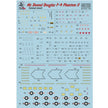 Print Scale 72-031 Decal F-4 Phantom Technical stencils Scale 1:72 for Aircraft Plastic model kit