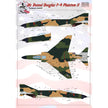 Print Scale 72-031 Decal F-4 Phantom Technical stencils Scale 1:72 for Aircraft Plastic model kit