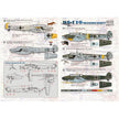 Print Scale 72-035 Decal Messershmit Me 110 Scale 1:72 for Aircraft Plastic model kit