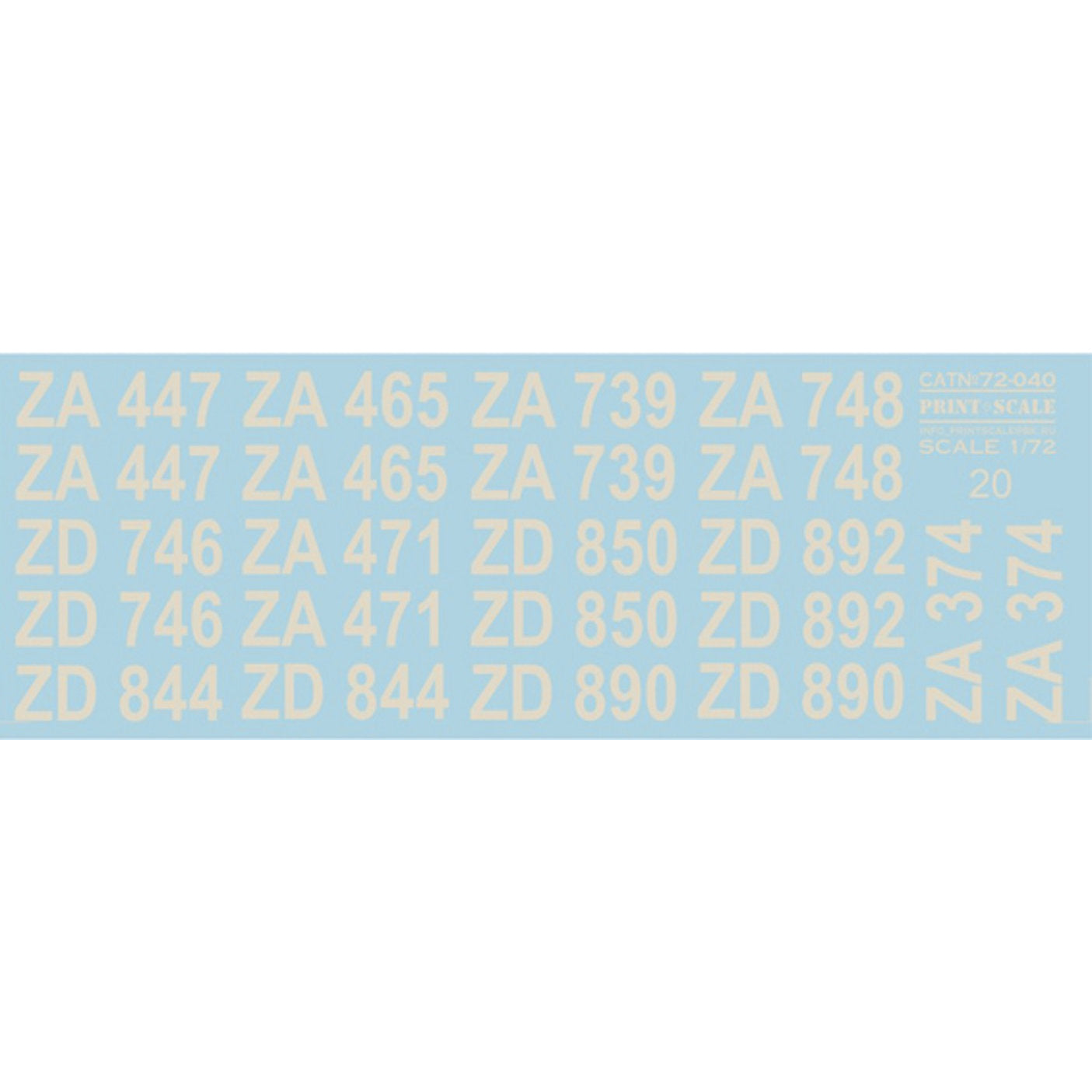Print Scale 72-040 Decal Panavia Tornado Scale 1:72 for Aircraft Plastic model kit