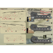 Print Scale 72-041 Decal CH-47 Chinook Scale 1:72 for Helicopter Plastic model kit