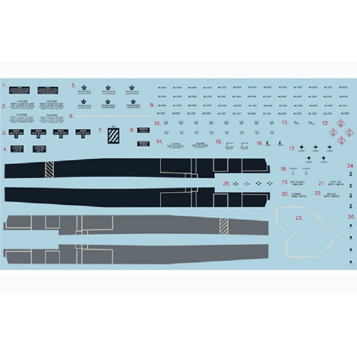 Print Scale 72-053 Decal F-18 Hornet Part 3 Lancers The complete set 1.5 leaf Scale 1:72