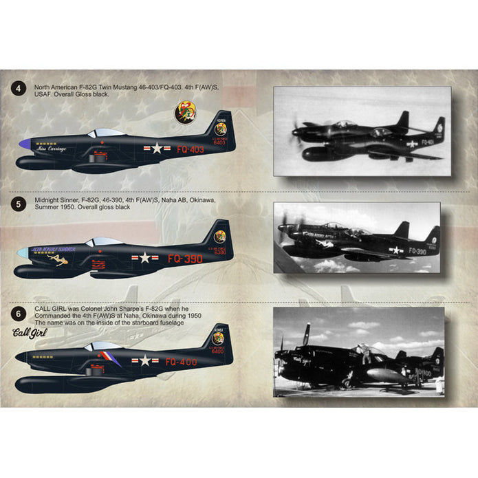 Print Scale 72-067 Decal F-82 Twin Mustang Scale 1:72 for Aircraft Plastic model kit
