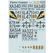Print Scale 72-069 Decal Fairey Gannet The complete set 1.5 leaf Scale 1:72 for Aircraft Plastic model kit