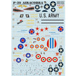 Print Scale 72-077 Decal Р-39 Airacobra Scale 1:72 for Aircraft Plastic model kit