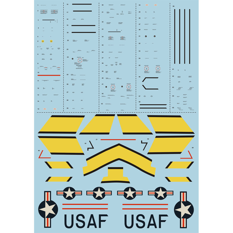 Print Scale 72-079 Decal F-86E Sabre The complete set 2 leaf Scale 1:72 for Aircraft Plastic model kit