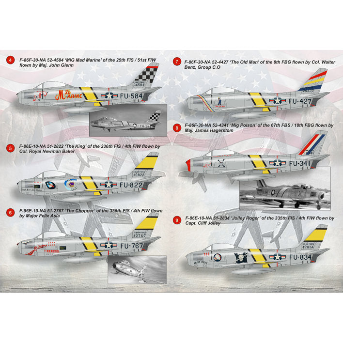Print Scale 72-079 Decal F-86E Sabre The complete set 2 leaf Scale 1:72 for Aircraft Plastic model kit