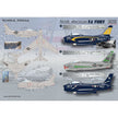 Print Scale 72-083 Decal North American FJ Fury Scale 1:72 for Aircraft Plastic model kit