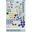 Print Scale 72-085 Decal Blackburn Buccaneer The complete set 1.5 leaf Scale 1:72 for Aircraft Plastic model kit
