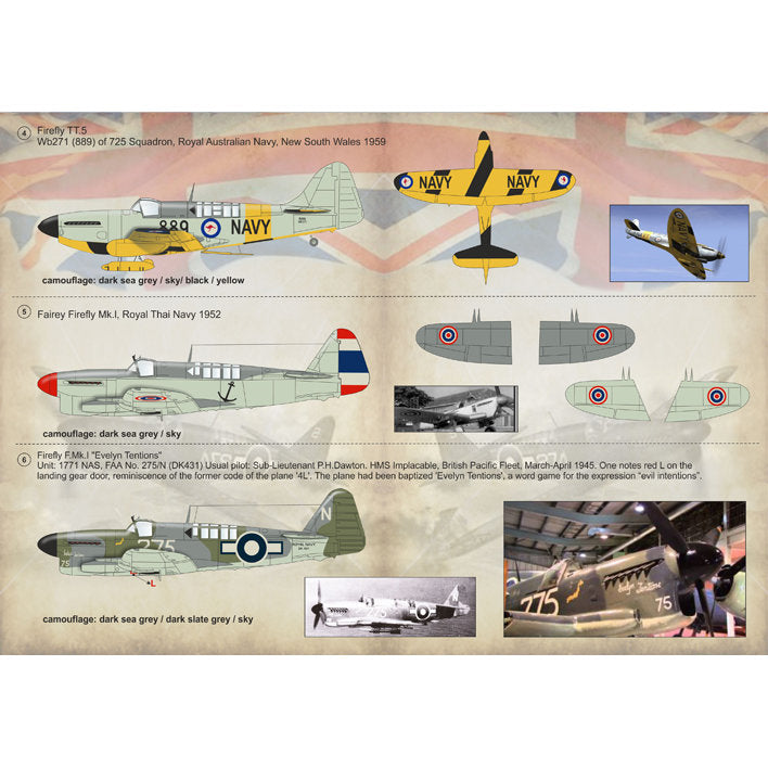 Print Scale 72-086 Decal Feriey Firefly Scale 1:72 for Aircraft Plastic model kit