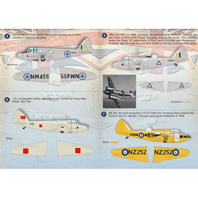 Print Scale 72-089 Decal Airspeed AS.10 Oxford Scale 1:72 for Aircraft Plastic model kit