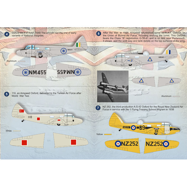 Print Scale 72-089 Decal Airspeed AS.10 Oxford Scale 1:72 for Aircraft Plastic model kit