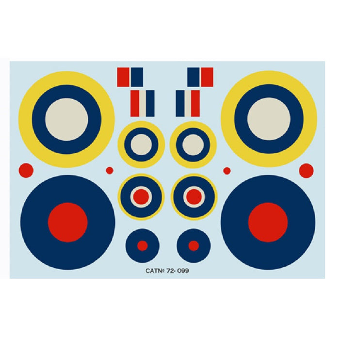 Print Scale 72-099 Decal 1:72 Armstrong Whitworth A.W.38 Whitley The complete set 2 leaf