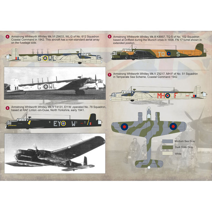 Print Scale 72-099 Decal 1:72 Armstrong Whitworth A.W.38 Whitley The complete set 2 leaf