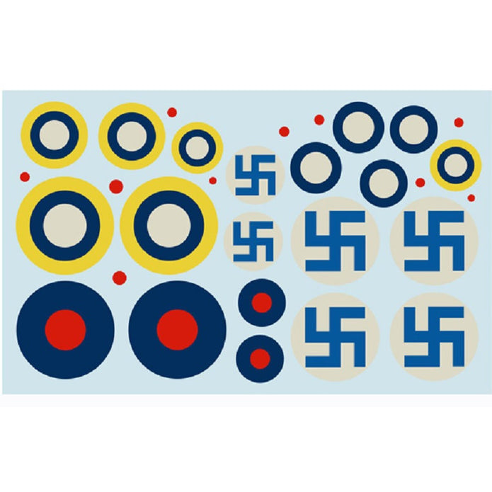 Print Scale 72-100 Decal Bristol Blenheim The complete set 2 leaf Scale 1:72 for Aircraft Plastic model kit