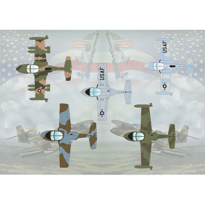 Print Scale 72-111 Decal Cessna A-37 Dragonfly Scale 1:72 for Aircraft Plastic model kit